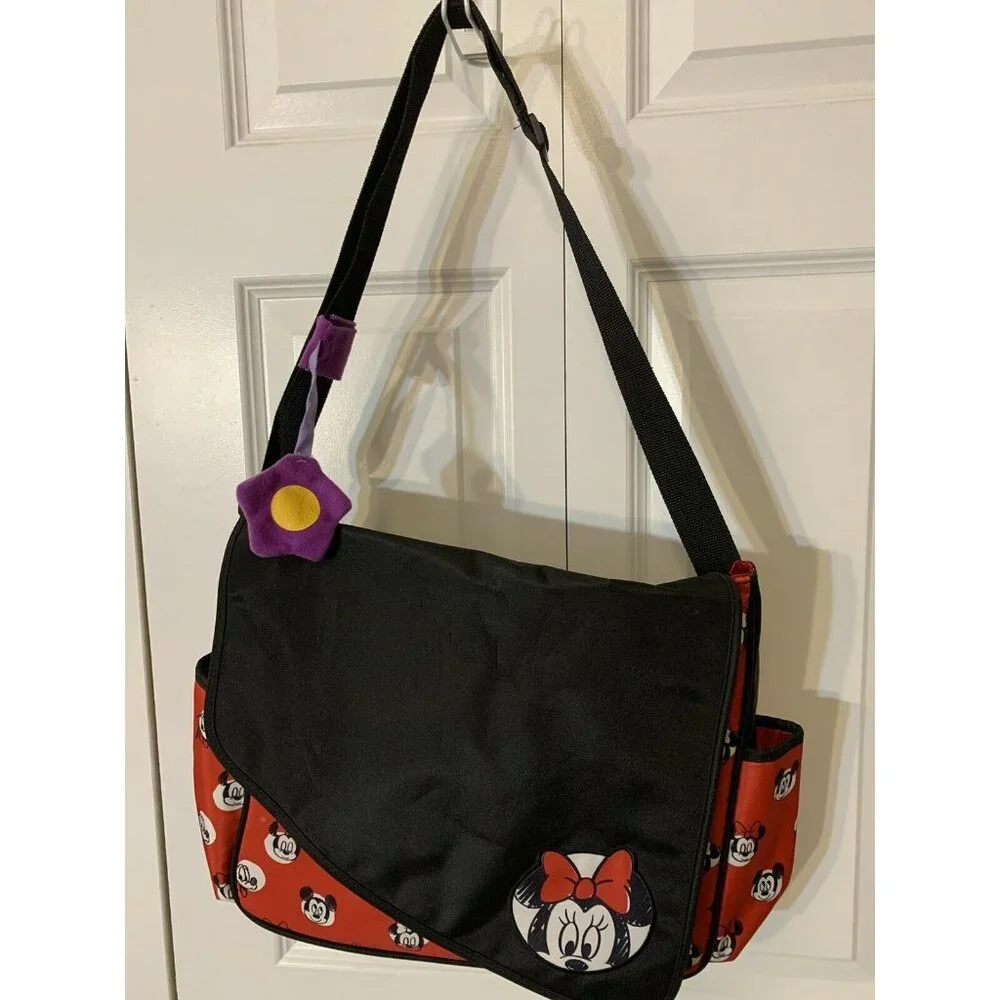 Disney Minnie Mouse Mickey Daisy Donald Pluto Baby Girl Shoulder Tote Diaper Bag